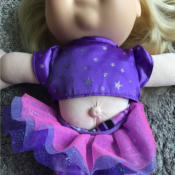 Cabbage patch 14 inch purple star top and leggings rocker - Picture 7 of 7